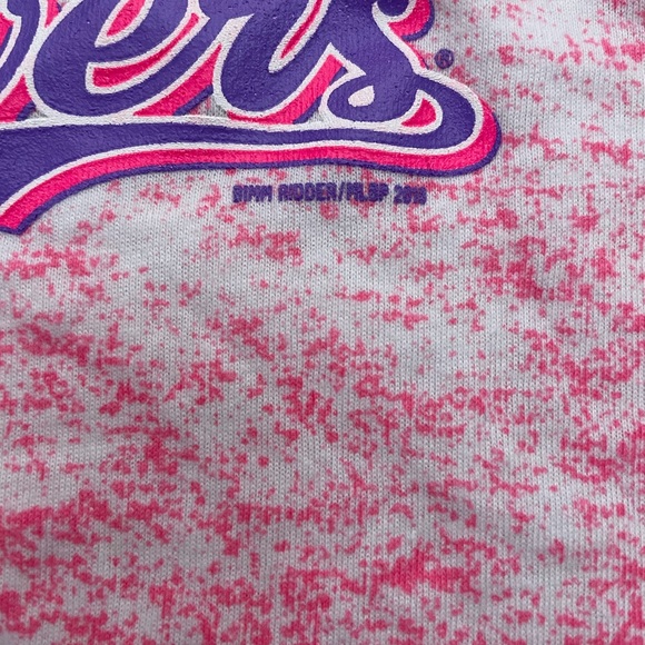 Milwaukee Brewers Baseball Purple Pink Tee Shirt - Picture 6 of 10